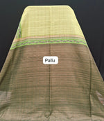 Classic Green Tussar Saree with Festive Charm Pallu