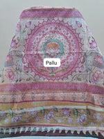 Brick red Cotton Kota saree pallu