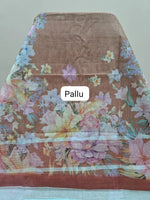 Sand Brown Cotton Kota Saree pallu
