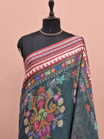 Marine Blue Cotton Kota Saree 1