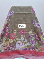 Sand Brown Cotton Kota Saree Pallu