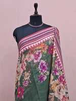 Green Cotton Kota Saree 1