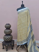 Light Brown Linen Cotton Saree