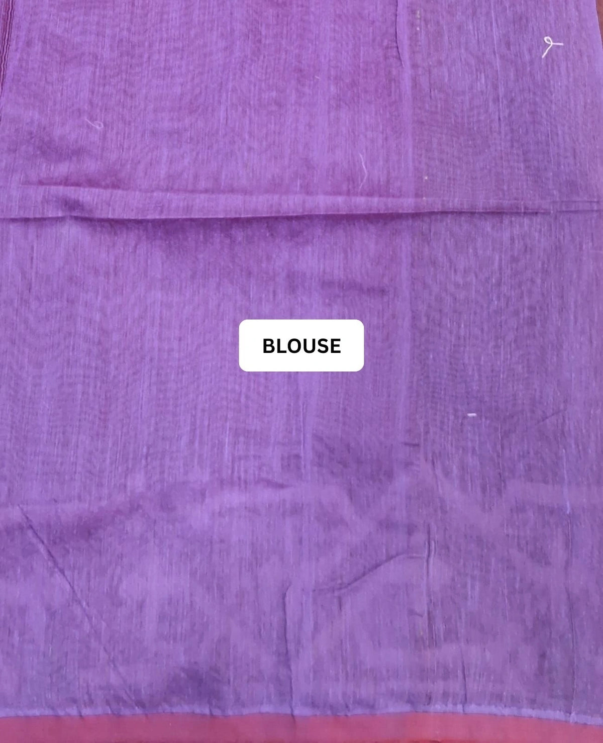 Luxury Purple Muslin Saree BLOUSE