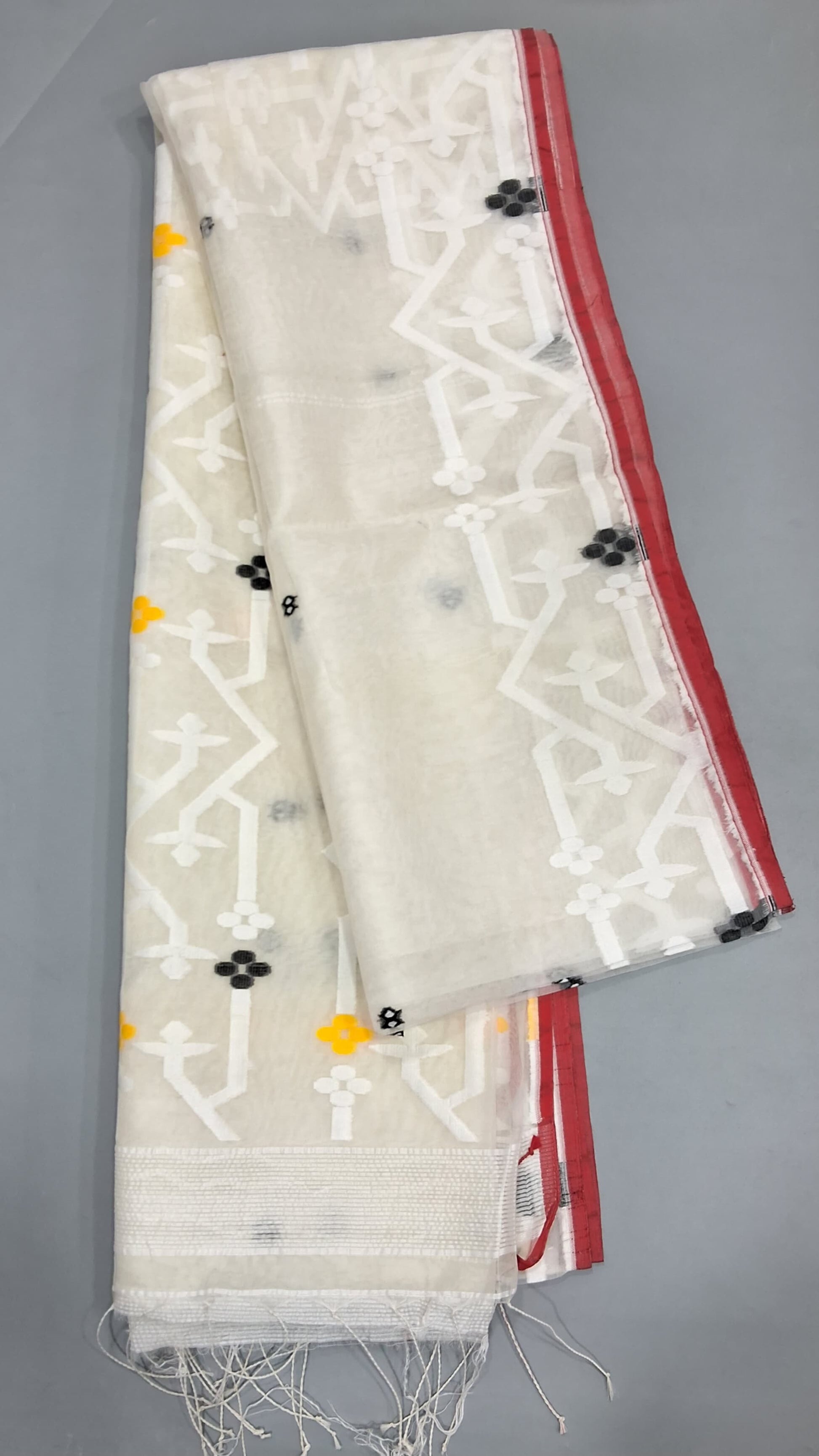White Muslin Saree