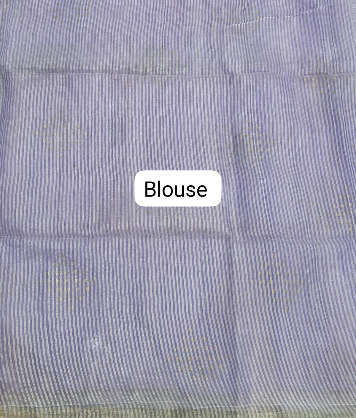 Lavender Muslin Silk Saree blouse