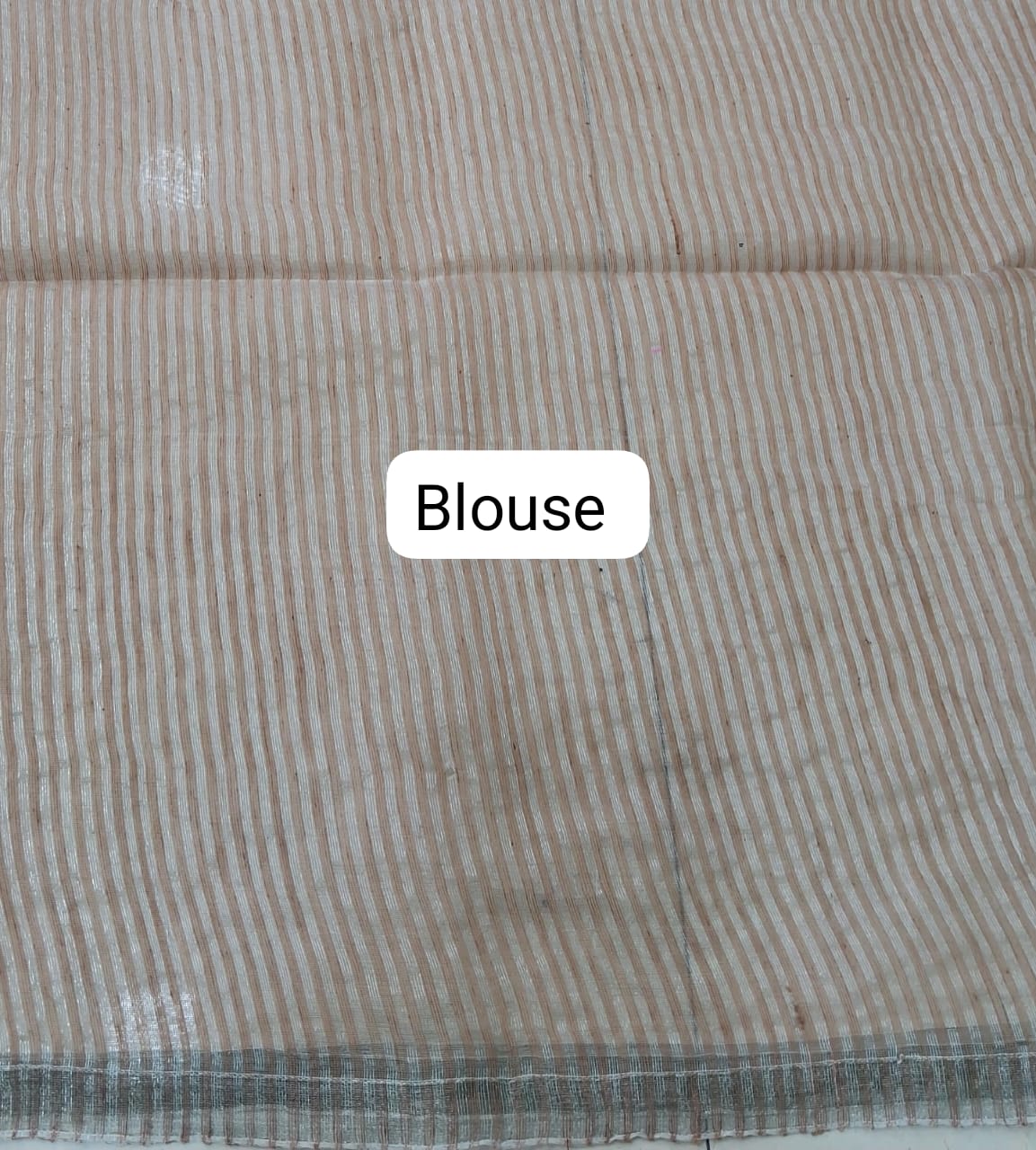 Beige Muslin Saree
