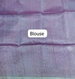 Elegant Purple Muslin Saree blouse