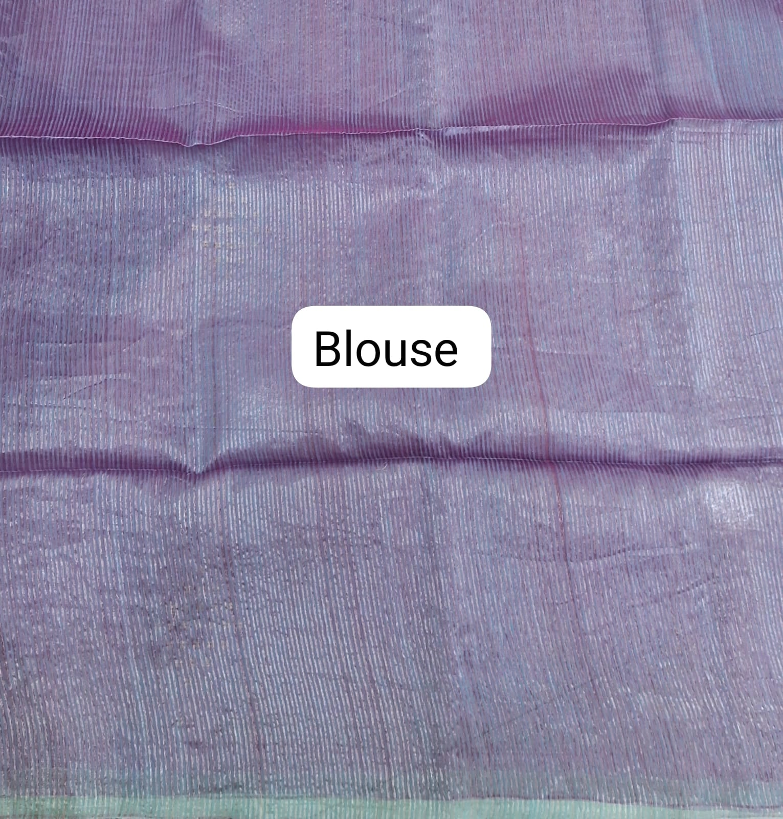Elegant Purple Muslin Saree blouse
