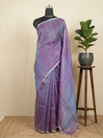 Elegant Purple Muslin Saree 