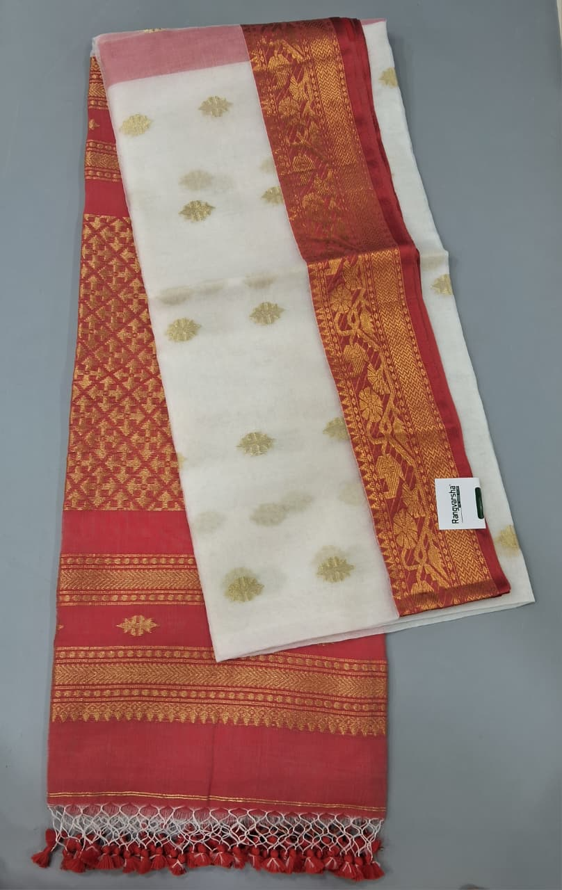 White Muslin Saree