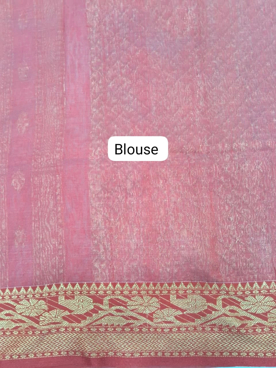 White Muslin Saree Blouse