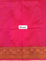 Elegant Blue Muslin Saree Blouse