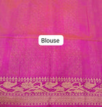 Green muslin saree Blouse