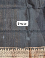 Black Muslin Saree Blouse