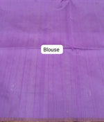 Lavender Pure Muslin Saree Blouse
