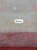 White Muslin Saree Blouse