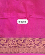 Peacock Green Muslin Saree Blouse