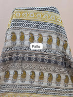 Emerald Green Maheshwari Cotton pallu