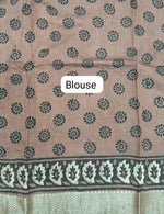 Traditional Peach Maheshwari Cotton blouse