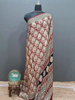 Red Modal Silk Saree