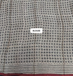 Red Modal Silk Saree blouse