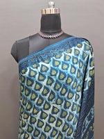 Elegant Beige & Baby Blue Modal Silk Saree 