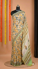 White Pure Modal Silk Festive Saree