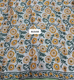 Pista Green Modal Silk Saree blouse