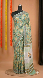 Pista Green Modal Silk Saree