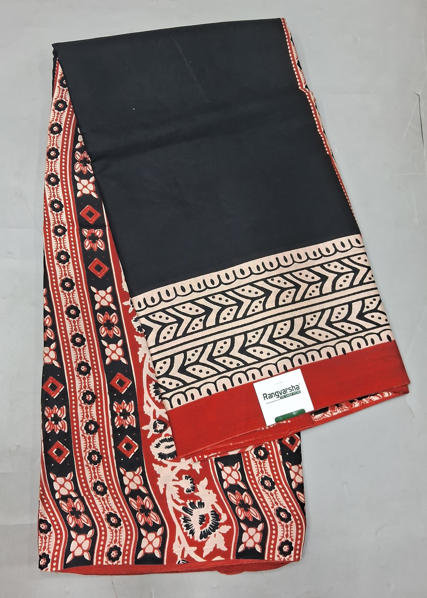 Black Modal Silk Saree