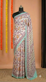 White Lightweight Modal Silk Saree