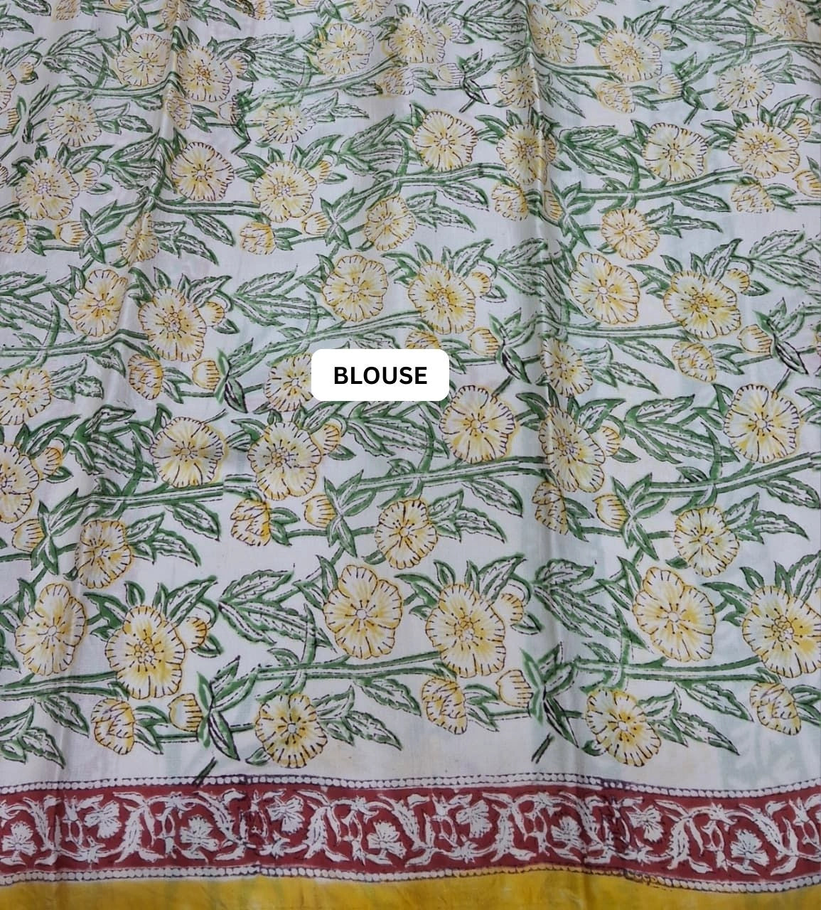 Tomato Red Modal Silk Saree BLOUSE