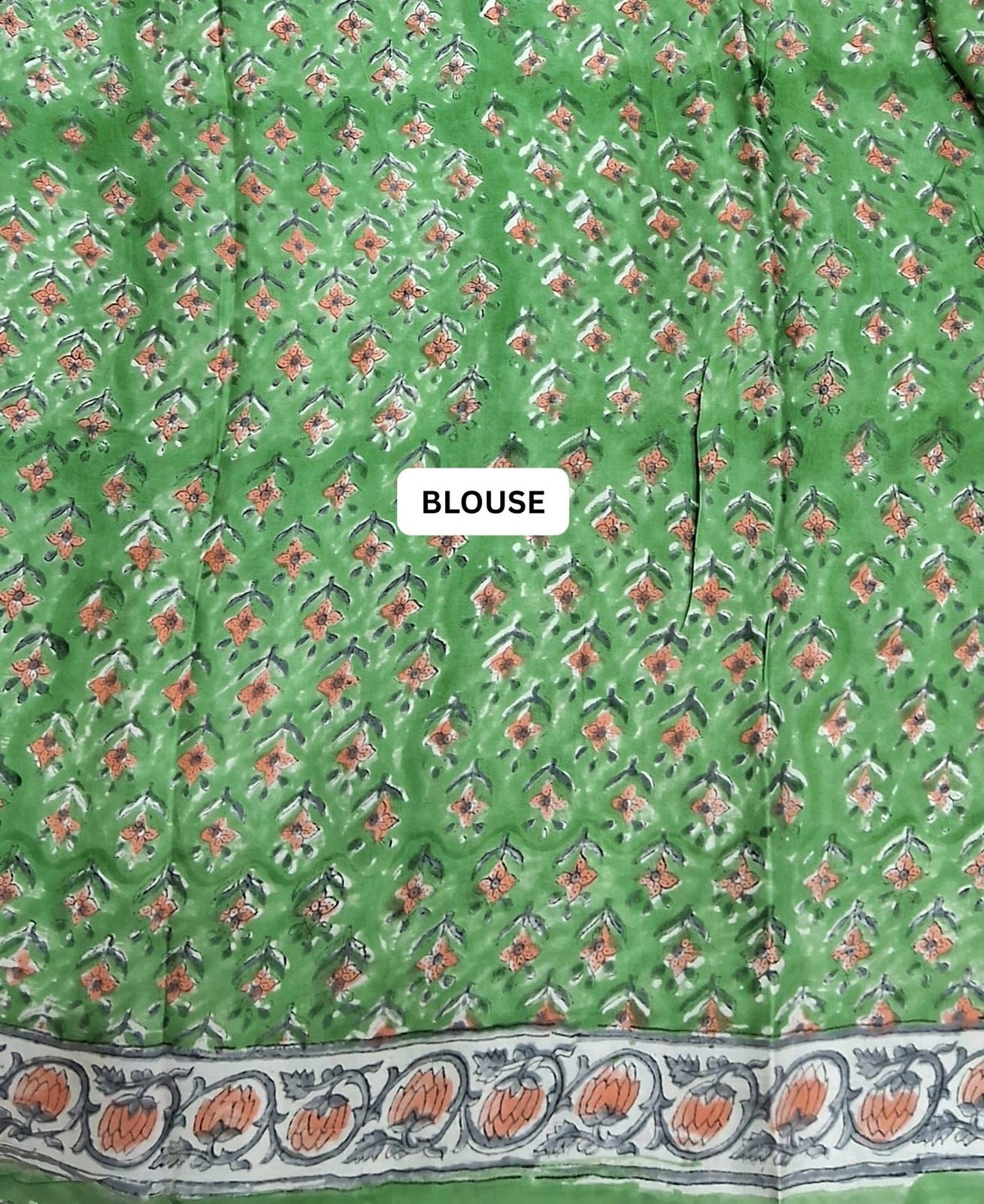 White Modal Silk Saree blouse