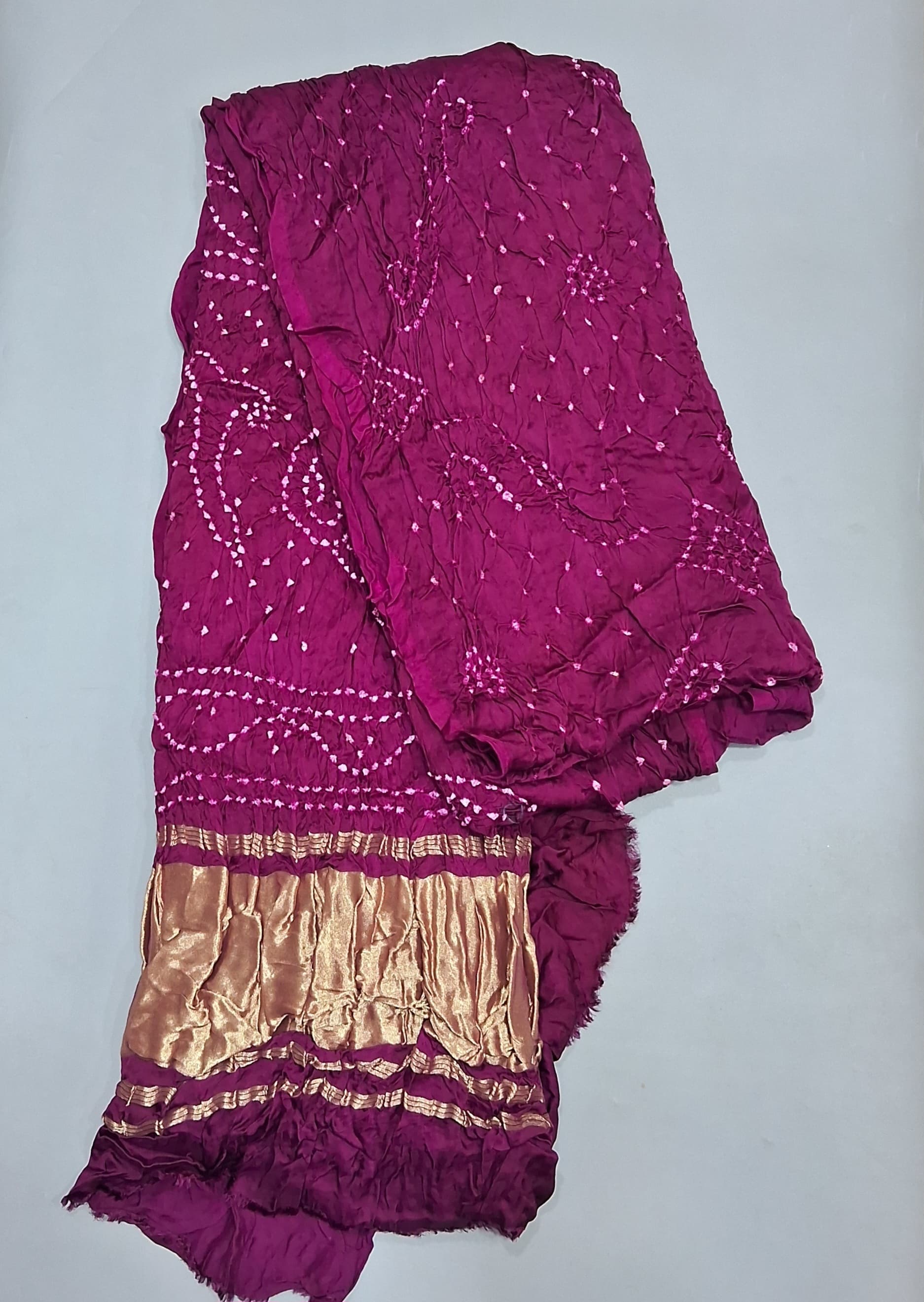 Maganta Pure Modal Silk Saree 