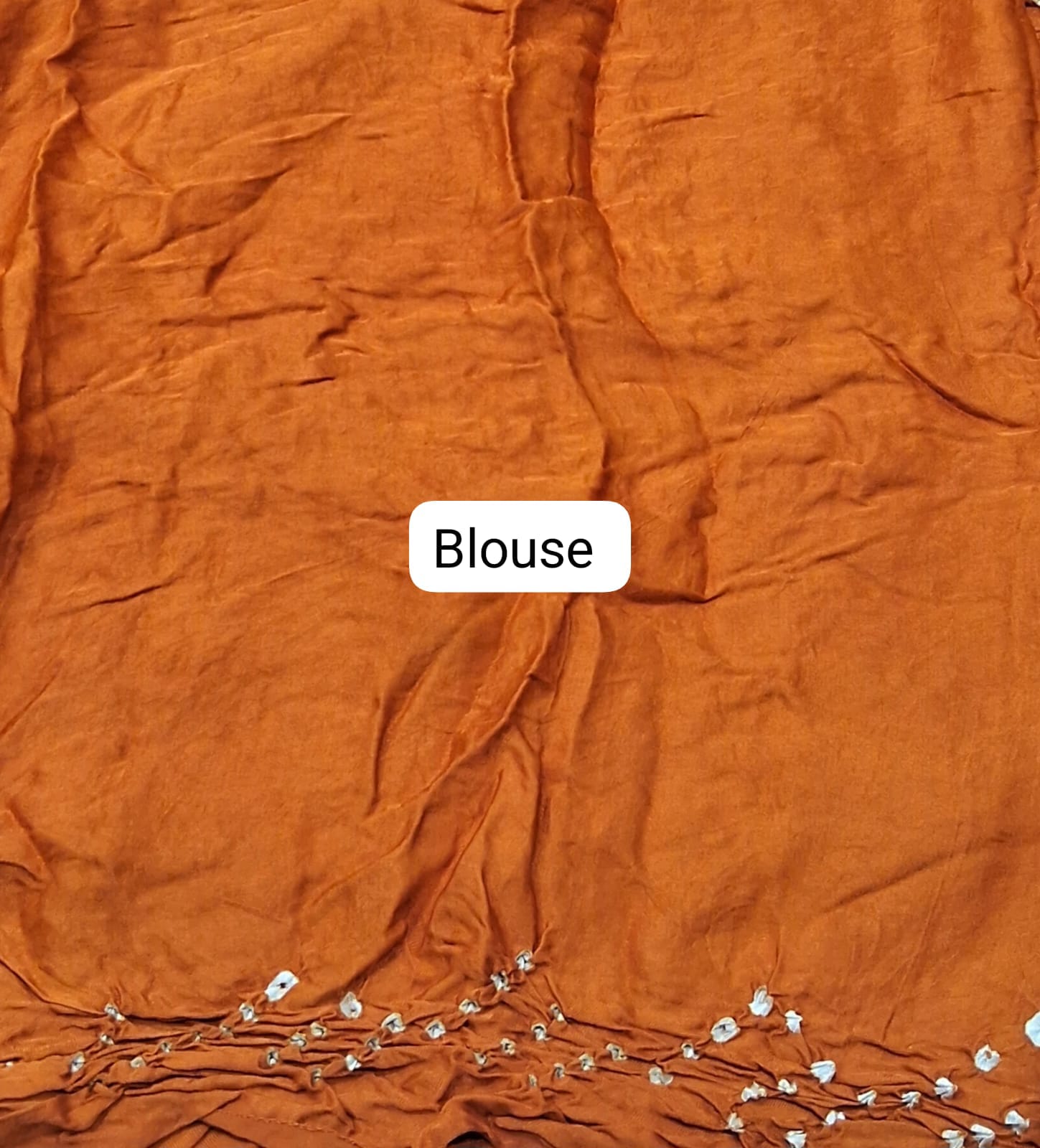 Mustard Yellow Pure Modal Silk Saree Blouse
