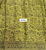 Apple Green Pure Modal Silk Saree blouse