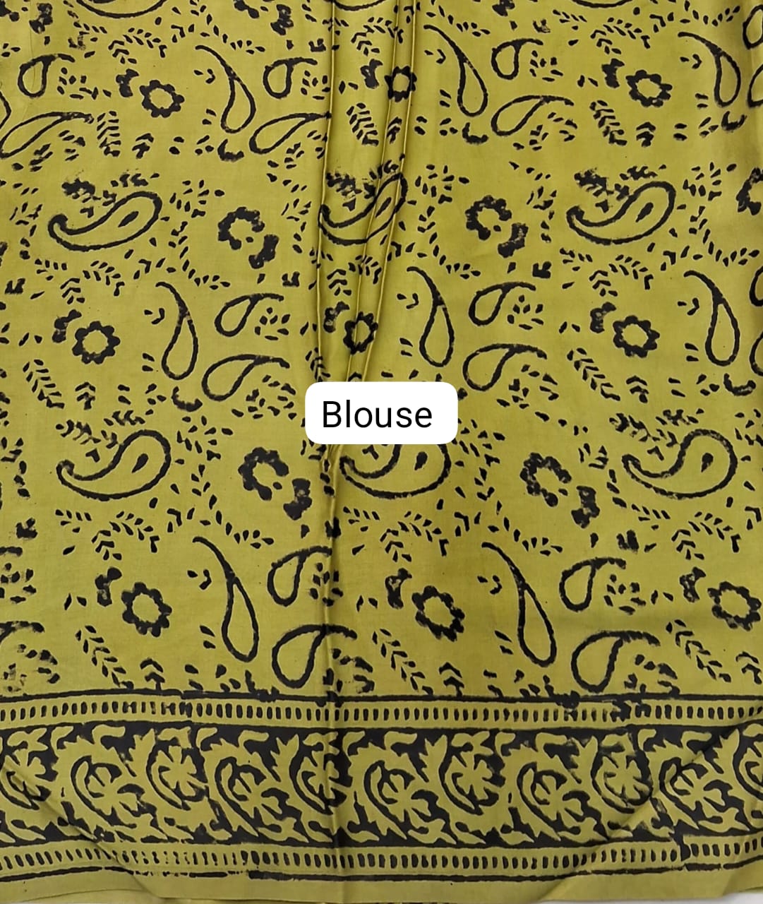 Apple Green Pure Modal Silk Saree Blouse