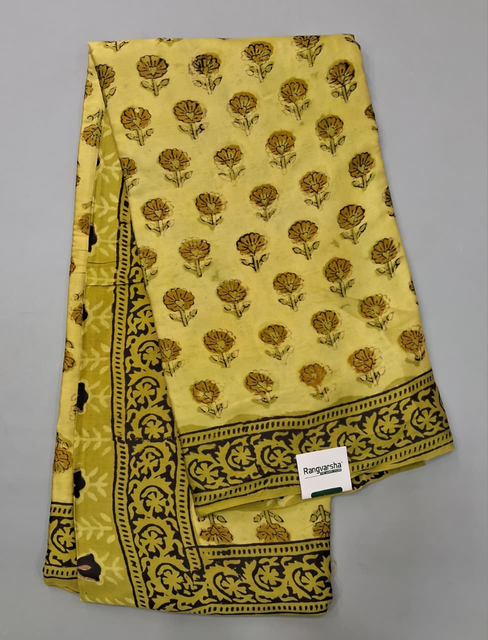 Apple Green Pure Modal Silk Saree 