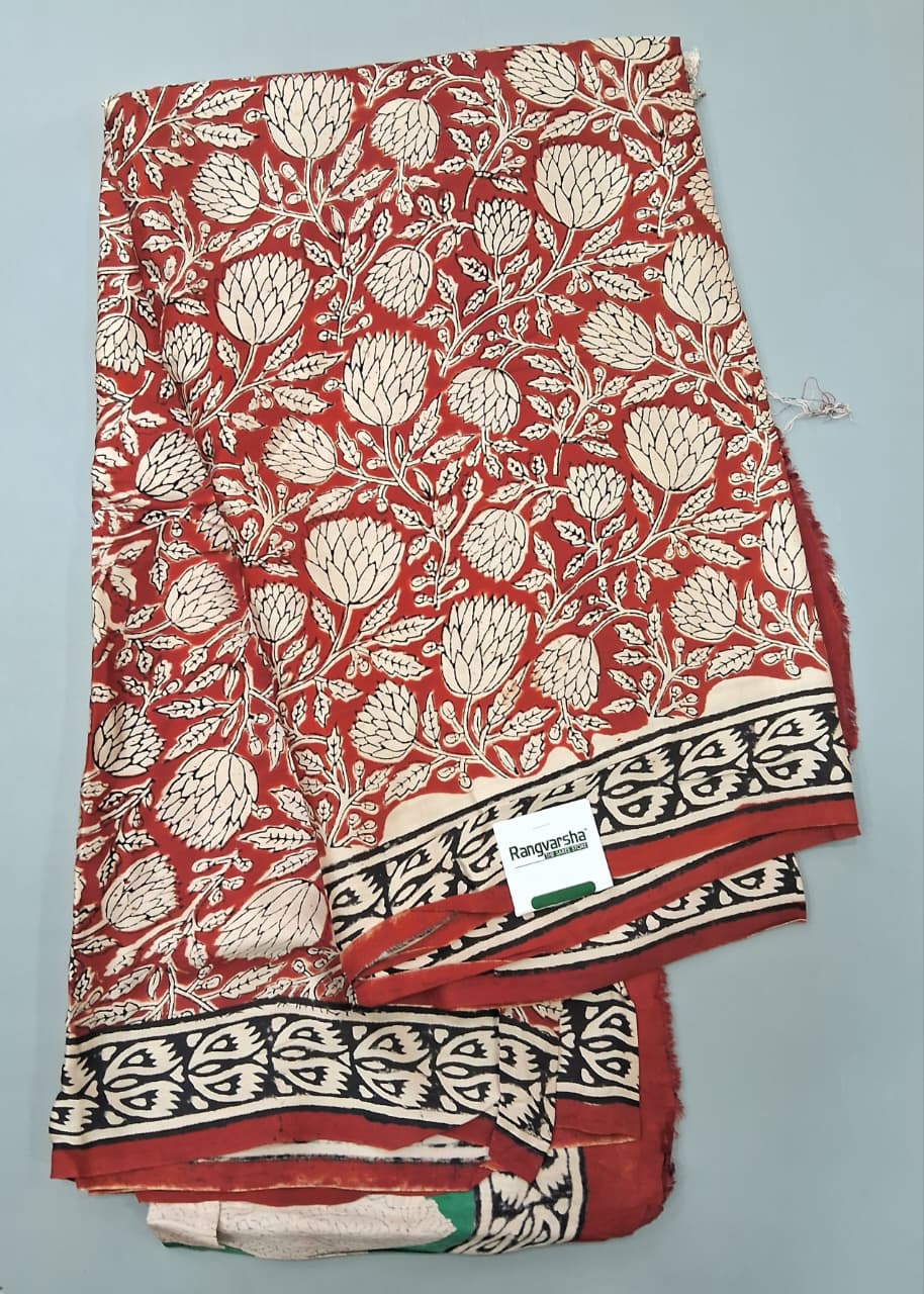 Red Pure Modal Silk Saree 