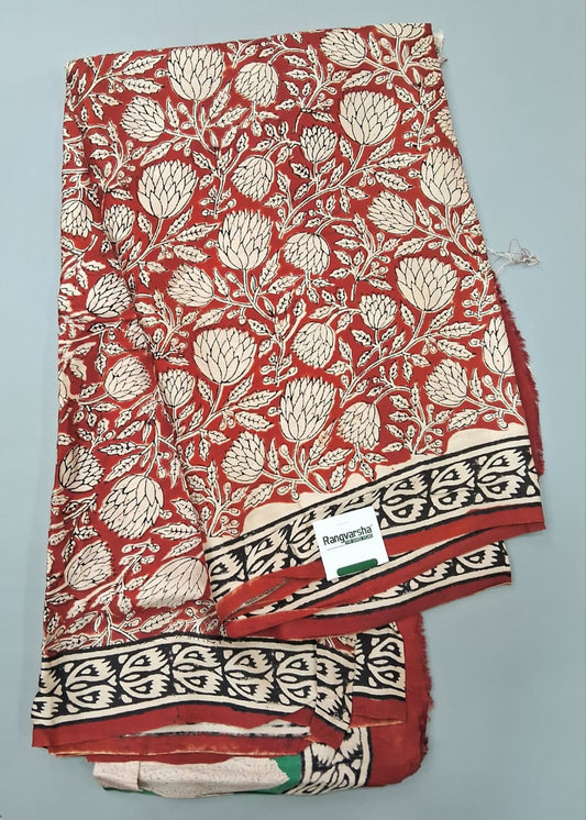 Red Pure Modal Silk Saree 