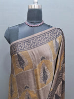 Sand Brown Pure Modal Silk Saree 