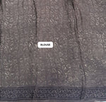 Sand Brown Pure Modal Silk Saree blouse