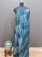 Baby Blue Pure Modal Silk Saree