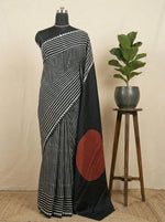 Elegant Black pure Modal Silk Saree 