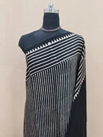 Elegant Black pure Modal Silk Saree 1
