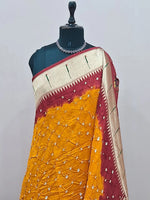 Yellow Modal Silk Saree 1