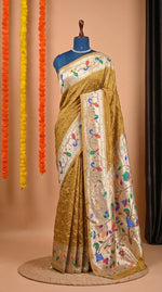 Mustard Yellow Modal Silk Saree 