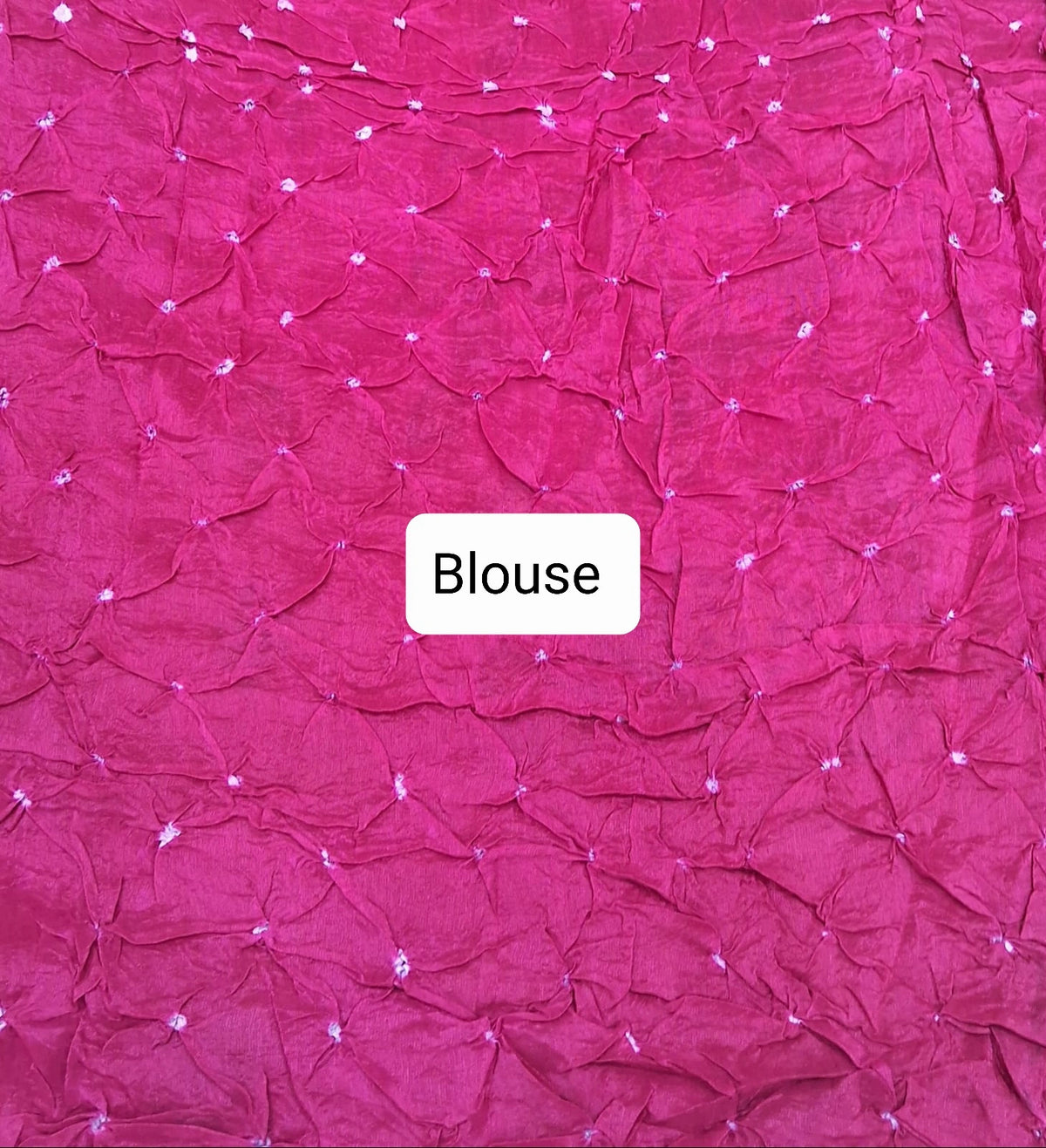 Pink Modal Silk Saree Blouse