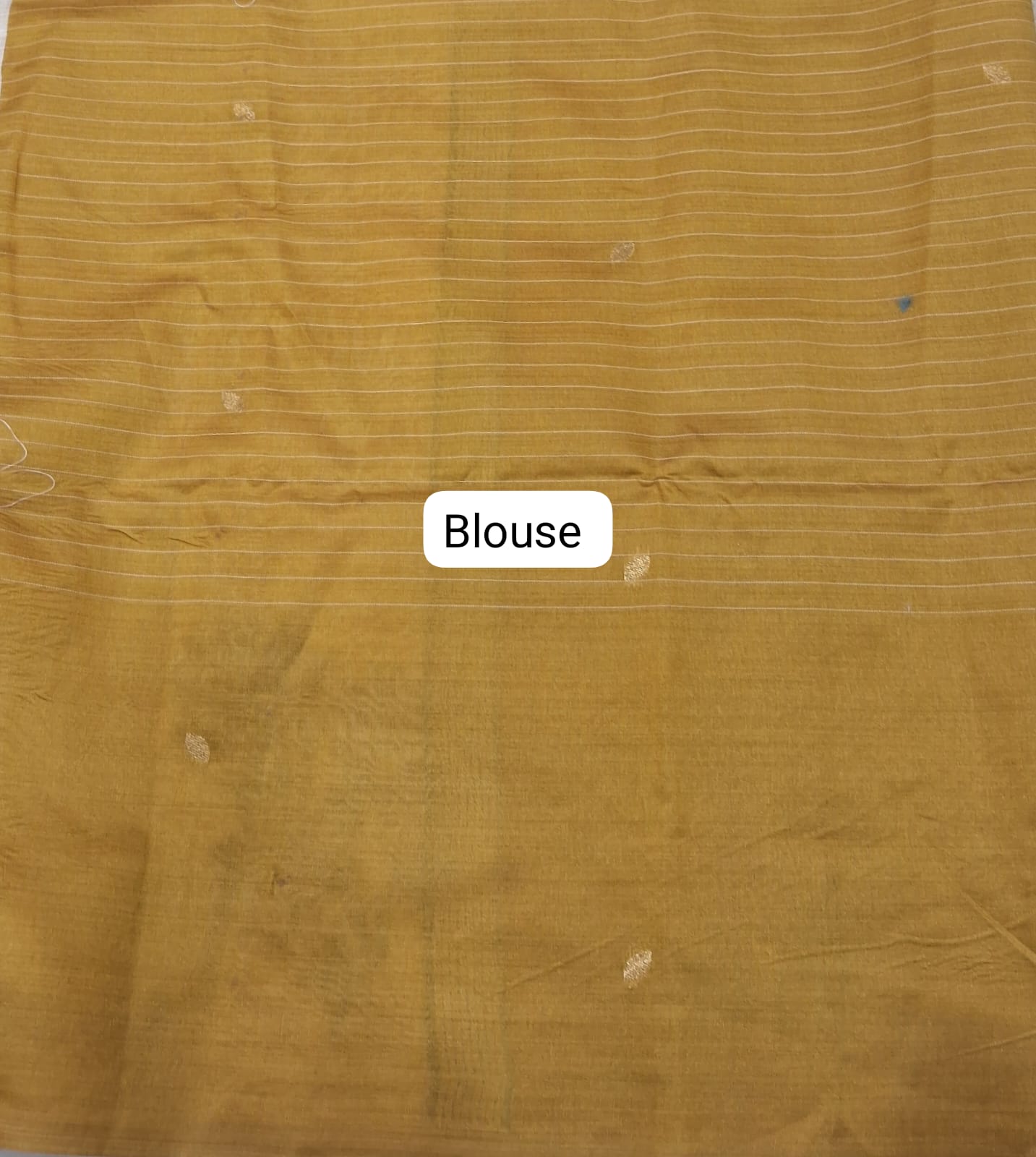 Beige Munga cotton Saree blouse